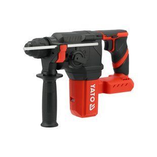 Перфоратор аккумуляторный SDS+ (Li-Ion 18 В) J2.5 Дж (&Oslash;&le;22 мм в бетоне) 3 режима (без аккумулятора) Yato YT-827723 YT-827723 фото