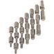 Набор бит IMBUS (HEX/TORX/ SPLINE) 1/2" / 3/8" 40 единиц в металлическом кейсе Vorfal V08071 V08071 фото 3