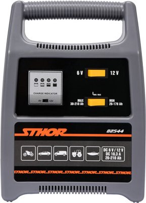 Зарядний пристрій для акумуляторів 6-12 В STHOR 82544 82544 фото