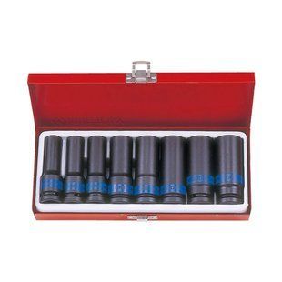Набор головок 1/2" ударных 8ед 12-24мм удлиненных King Tony 4410MP01 4410MP01 фото