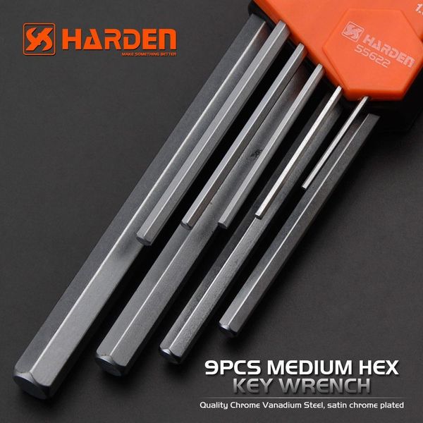 Набір довгих шестигранників Hex 9 од. Harden Tools 540605 540605 фото