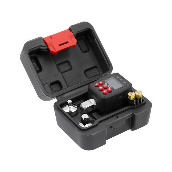 Адаптер динамометрический электронный к квадрату 1/2&Prime; (10-200 Nm) 2 переходника на 1/4&Prime; и 3/8&Prime; Yato YT-07535 YT-07535 фото