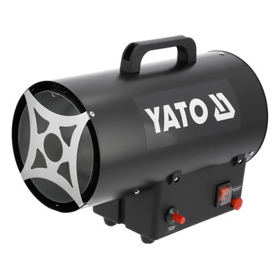 Нагрівач приміщень газовий з вентилятором ел-мережа 230В (25 Вт) продуктив.15 кВт (320м³/год) Yato YT-99730Нагрівач приміщень газо YT-99730 фото