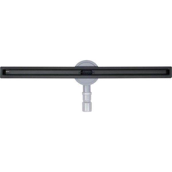 Трап напольный линейный из нержавеющей стали черный SLIM BLACK (90х3х7 см) сифон 56 мм FALA 71639 71639 фото