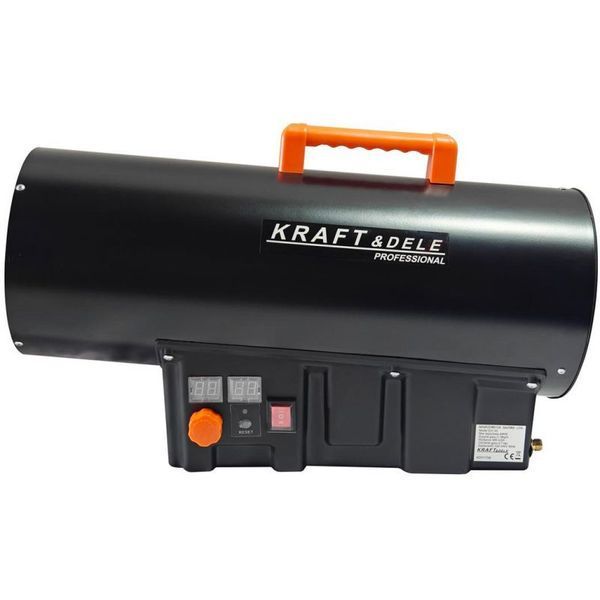 Газова теплова гармата 45 кВт із термостатом та шлангом Kraft & Dele KD11706 KD11706 фото