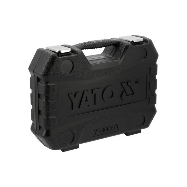 Набор головок торцевых ударных 1/2" (10-11мм и Torx E10-E24 + головки для колес 17/19/21) с удлинителем CrMo 24 шт. Yato YT-10569 YT-10569 фото