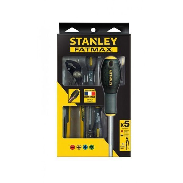 Набір викруток Fatmax 5 шт. + кліщі Stanley FMHT0-62639 FMHT0-62639 фото
