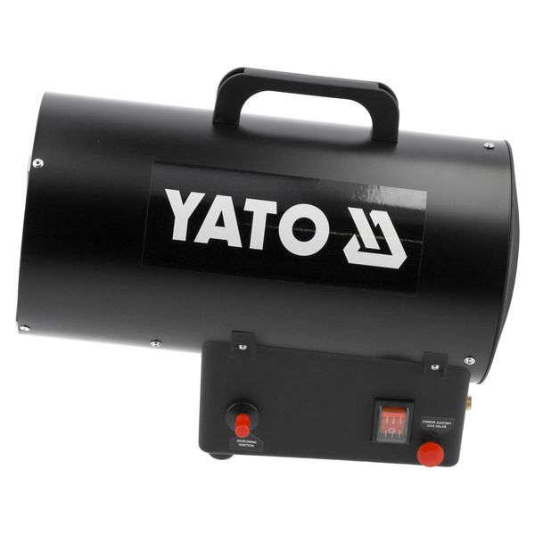 Нагреватель помещений газовый с вентилятором эл-сеть 230В (25 Вт) производитель.15 кВт (320м³/ч) Yato YT-99730 YT-99730 фото