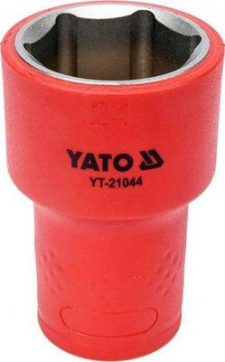 Головка торцевая шестигранная диэлектрическая 24 мм 1/2" YATO YT-21044 YT-21044 фото