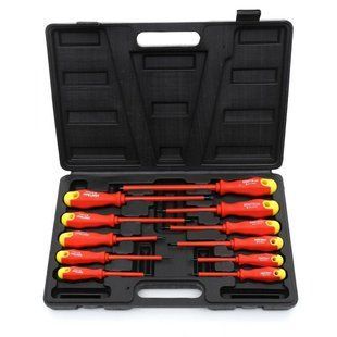Набор отверток изолированных диэлектрических 11 шт. в кейсе Kraft & Dele KD10333 KD10333 фото