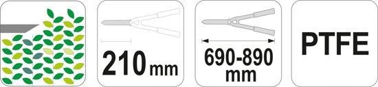 Ножницы для кустов телескопические YATO YT-8824 YT-8824 фото