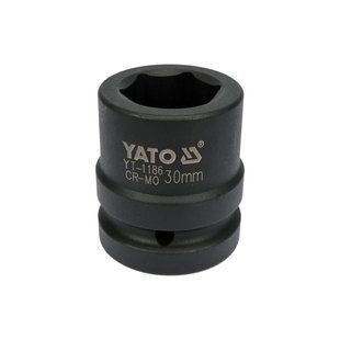Головка торцевая шестигранная ударная 1" М30 Х 60 мм YATO YT-1186 YT-1186 фото