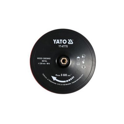 Круг шлифовальный на липучку 230 мм YATO YT-47770 YT-47770 фото