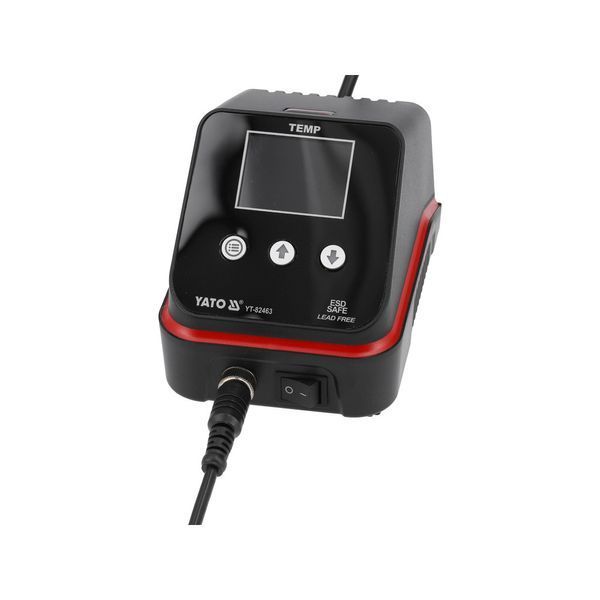 Паяльная станция сетевая 110-230 V (192 Вт) t&deg;= 90-500&deg;С (жало тип C245) LCD табло Yato YT-82463 YT-82463 фото