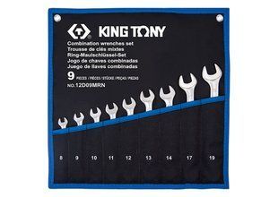 Набор ключей комбинированных 9 шт. (8-19 мм) легкие TREOTON King Tony 12D09MRN 12D09MRN фото