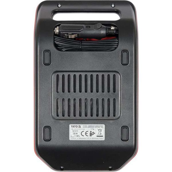 Автомобильный компрессор с электронным дисплеем (12 В) 120 Вт Yato YT-73470 YT-73470 фото