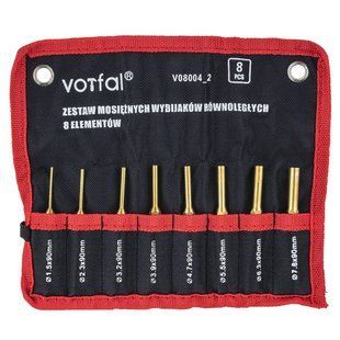 Набір латунних пробійників (1.5-7.8 мм) 8 ел. Vorfal V08004_2 V08004_2 фото
