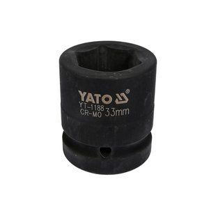 Головка торцевая шестигранная ударная 1" М33 Х 61 мм YATO YT-1188 YT-1188 фото