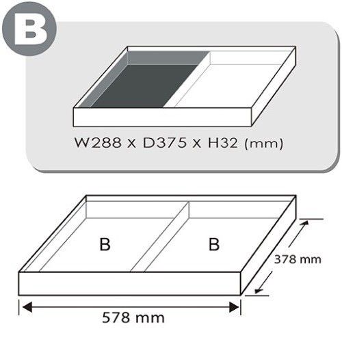 Набор бит впресованных в головку 1/2" 25 ед. (в ложементе) TOPTUL GEB2501 GEB2501 фото