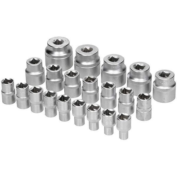 Набір торцевих дванадцятигранних головок 1/2" (8-36 мм) 21 шт. Vorfal V08053 V08053 фото