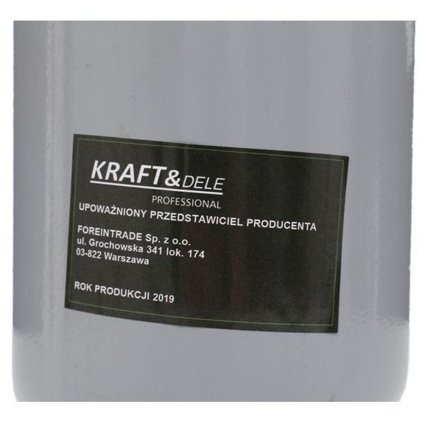 Порожній газовий балон 8 л для суміші AR і CO₂ Kraft & Dele KD1831 KD1831 фото