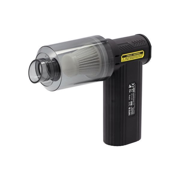 Повітродувка турбо міні акумуляторна Li-Ion 7.4В (4 Аг) USB заряджання з насадками Yato YT-82936 YT-82936 фото