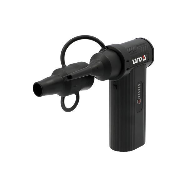 Повітродувка турбо міні акумуляторна Li-Ion 7.4В (4 Аг) USB заряджання з насадками Yato YT-82936 YT-82936 фото