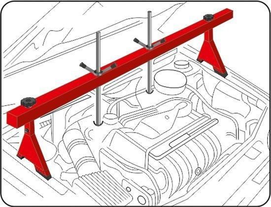 Траверса для вивішування двигуна 500 кг Yato YT-55568 YT-55568 фото