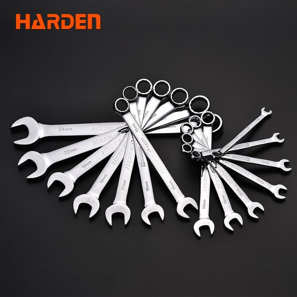 Набор ключей рожково-накидных 14 предметов, 8-24 мм Harden Tools 540101 540101 фото
