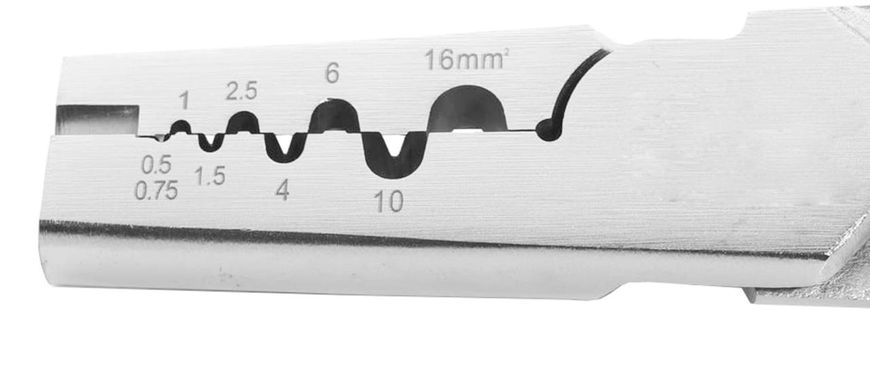 Обтискні кліщі для обтискання клем дроту з жилою 0.6 - 16 мм Vorfal V07226 V07226 фото