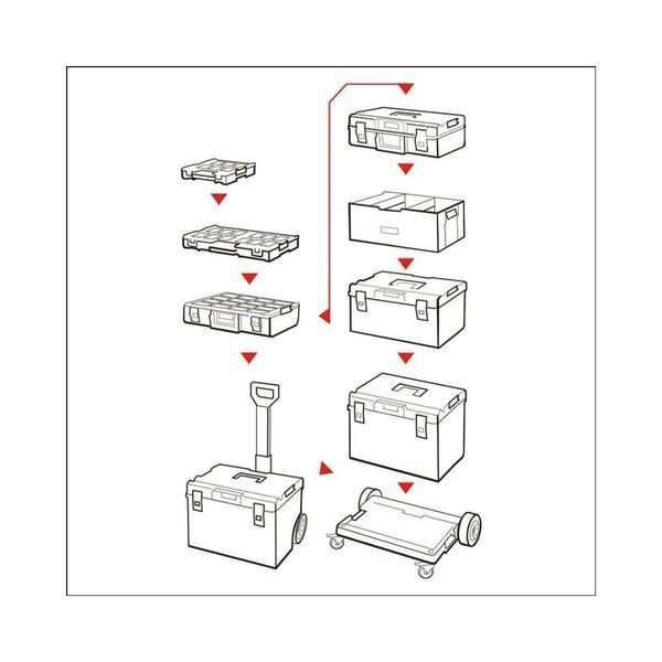 Органайзер ONE ORGANIZER XL RED ULTRA HD 582 x 387 x 131 мм QBRICK SYSTEM ORGQXL2CCZEPG003 ORGQXL2CCZEPG003 фото