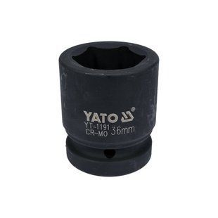 Головка торцевая ударная 6-гранная 1" 36 мм YATO YT-1191 YT-1191 фото