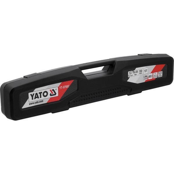 Ключ динамометричний з налаштувальним вічком 1/2" (50-330 Нм) L550 мм Yato YT-07697 YT-07697 фото