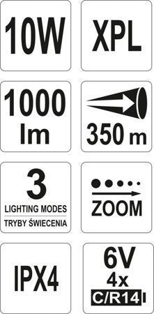 Ліхтар світлодіодний 1000 Lm YATO YT-08567 YT-08567 фото