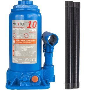 Домкрат бутылочный 10 т (200&ndash;385&nbsp;мм) Vorfal V08383 V08383 фото
