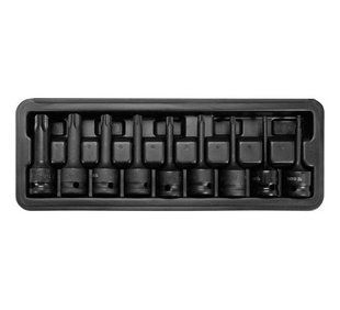 Набір викруткових ударних насадок TORX 1/2" (T20-T70) 9 шт. YATO YT-10654 YT-10654 фото