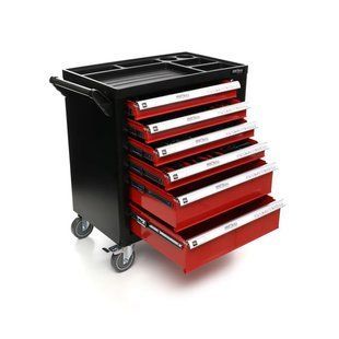 Тележка инструментальная 6 ящиков с инструментом 263 шт. Kraft & Dele KD362 KD362 фото