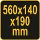 Ручка для переноски плит 560х 140х 190 мм VOREL 04756 4756 фото 3