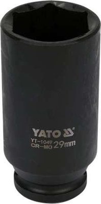 Головка торцева шестигранна ударна 1/2" (М=29 мм/L=78 мм) YATO YT-1049 YT-1049 фото