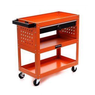 Тележка инструментальная для мастерской с выдвижным ящиком Kraft & Dele KD366 KD366 фото