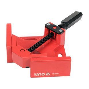 Лещата кутові 90&deg; (150х 150 мм) h= 55 мм (розвід губок 70 мм) Yato YT-65136 YT-65136 фото