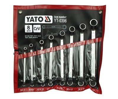 Набір ключів накидних 6-22 мм YATO YT-0396 YT-0396 фото