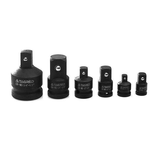 Набір ударних перехідників CR-MO 1/2"/1/4"/3/8"/3/4"/6 од. Tagred TA1071 TA1071 фото
