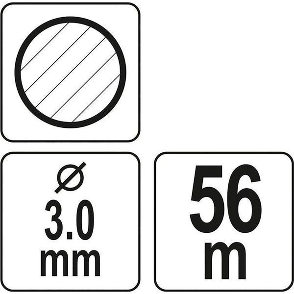 Жилка для триммера круглая 3.0 мм х 56 м FLO 89444 89444 фото