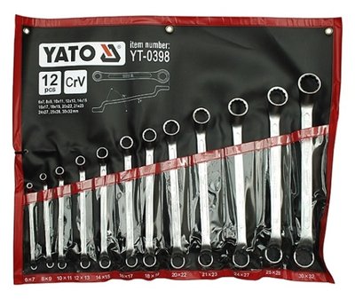 Набір ключів накидних 6-32 мм YATO YT-0398 YT-0398 фото
