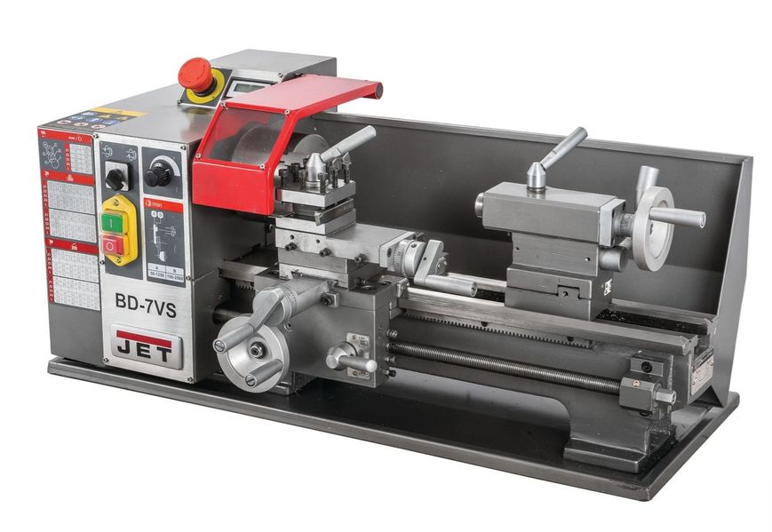 Настольный токарный станок по металлу 0.6 кВт (230 В) JET BD-7VS BD-7VS фото
