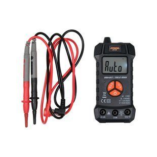Мультиметр 0-10 А,0-600 В AC/D с LCD дисплеем (питание 2x1.5V; AAA) SMART с функцией TRUE RMS Sthor 81772 81772 фото