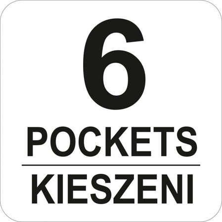 Фартук рабочий с 6 кармани из полиэстера 690 Х 560 мм YATO YT-74060 YT-74060 фото