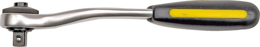 Трещотка изогнутая 3/8" (L= 200 мм) 72T/ CrV Vorel 53572 53572 фото