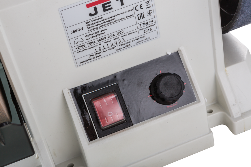 Шлифовально-полировальный станок 230 В (0.16 кВт) JET JSSG-8-M JSSG-8-M фото